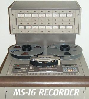 TASCAM MS-16 16-TRACK PROFESSIONAL TAPE RECORDER REEL TO REEL